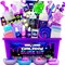 Original Stationery Galaxy Slime Kit, Slime Maker Set with Glow in The Dark Stickers, Dark Powder to Make Glitter & Galactic Slimes, Fun Slime Kit for Girls and Birthday Gifts for Girl, Ages 7-14
